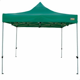 Color Baby Cenador plegable verde altura ajustable 300x300x220 cm