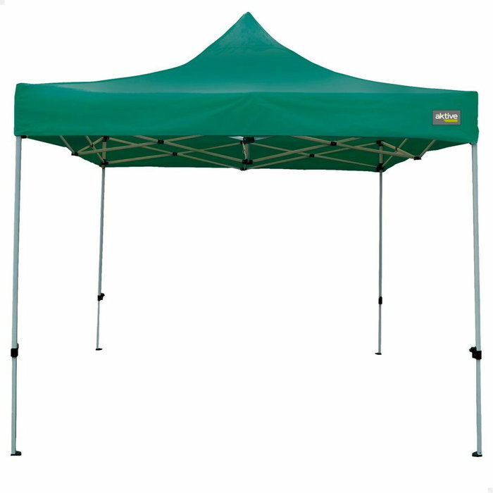 Color Baby Cenador plegable verde altura ajustable 300x300x220 cm Color Baby Cenador plegable verde altura ajustable 300x300x220 cm