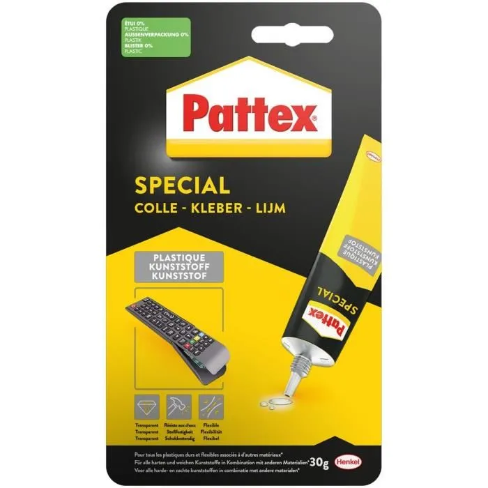 Adhesivo Instantáneo Pattex 30 g Plástico Adhesivo Instantáneo Pattex 30 g Plástico