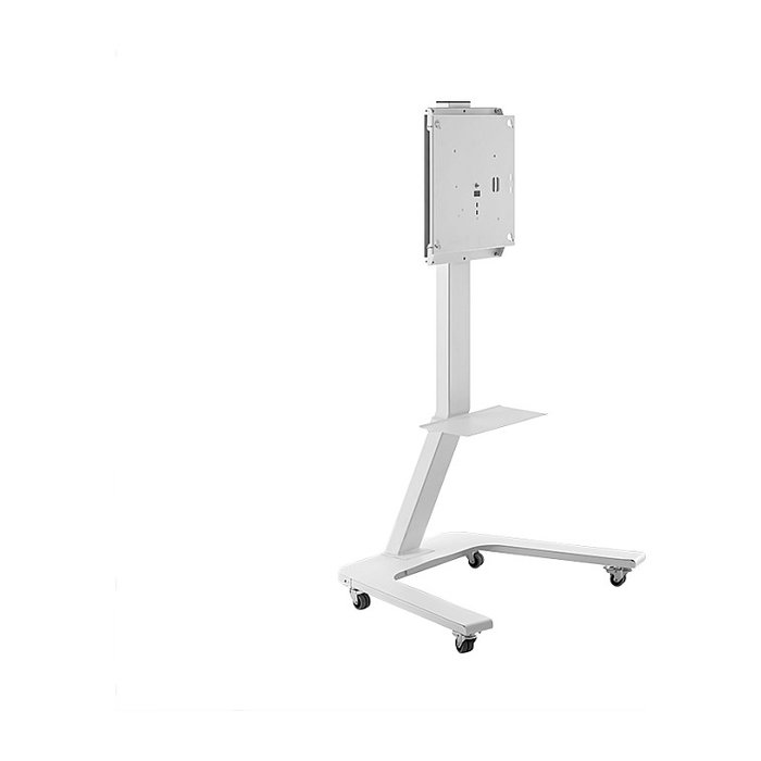 HAGOR ST SA Flip II Soporte Mural para Pizarra Digital Samsung FLIP, Inclinación -5 a 0°, Rotación 90°, Blanco, 45 kg, Hasta 65" (400 x 400 mm)