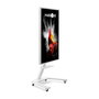 HAGOR ST SA Flip II Soporte Mural para Pizarra Digital Samsung FLIP, Inclinación -5 a 0°, Rotación 90°, Blanco, 45 kg, Hasta 65" (400 x 400 mm)