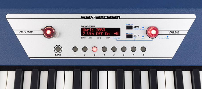 Piano Escenario Crumar Modelo Virtual Seventeen 73 Teclas