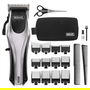 Wahl 09657-0460 Cortapelos con/sin Cable, Batería 120min, Carga Rápida, 10 Peines Guía (1.5-25mm)