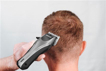 Wahl 09657-0460 Cortapelos con/sin Cable, Batería 120min, Carga Rápida, 10 Peines Guía (1.5-25mm)