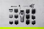 Wahl 09657-0460 Cortapelos con/sin Cable, Batería 120min, Carga Rápida, 10 Peines Guía (1.5-25mm)