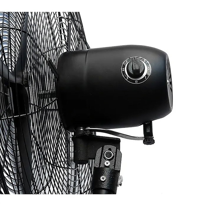 Fulmo Mistral XL Ventilador Industrial de Pared Negro 180 W ø70 cm