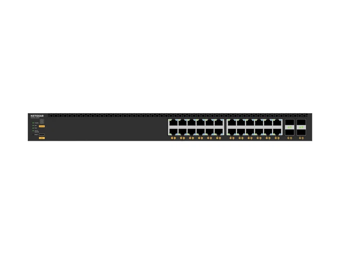 NETGEAR XSM4328CV Switch Gestionado L3 con 24 puertos 10G PoE+ y 4 SFP28