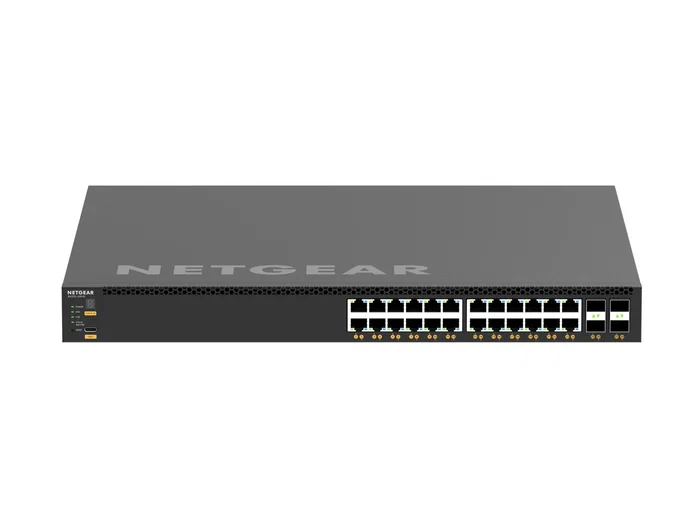 NETGEAR XSM4328CV Switch Gestionado L3 con 24 puertos 10G PoE+ y 4 SFP28