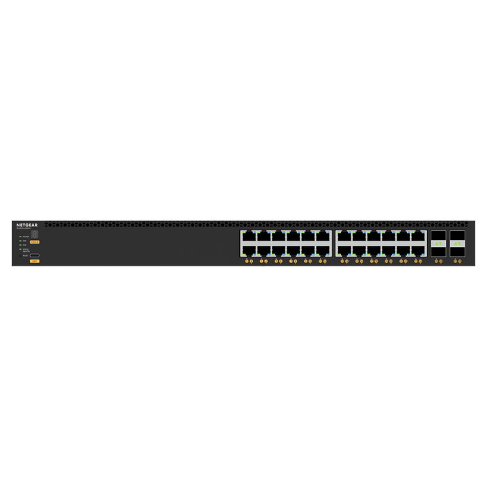 NETGEAR M4350-24X4V Switch gestionado L3 24 puertos 10G PoE+ 720W montaje rack 1U NETGEAR M4350-24X4V Switch gestionado L3 24 puertos 10G PoE+ 720W montaje rack 1U