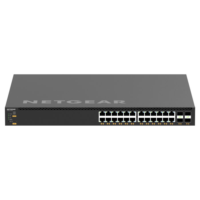 NETGEAR M4350-24X4V Switch gestionado L3 24 puertos 10G PoE+ 720W montaje rack 1U NETGEAR M4350-24X4V Switch gestionado L3 24 puertos 10G PoE+ 720W montaje rack 1U