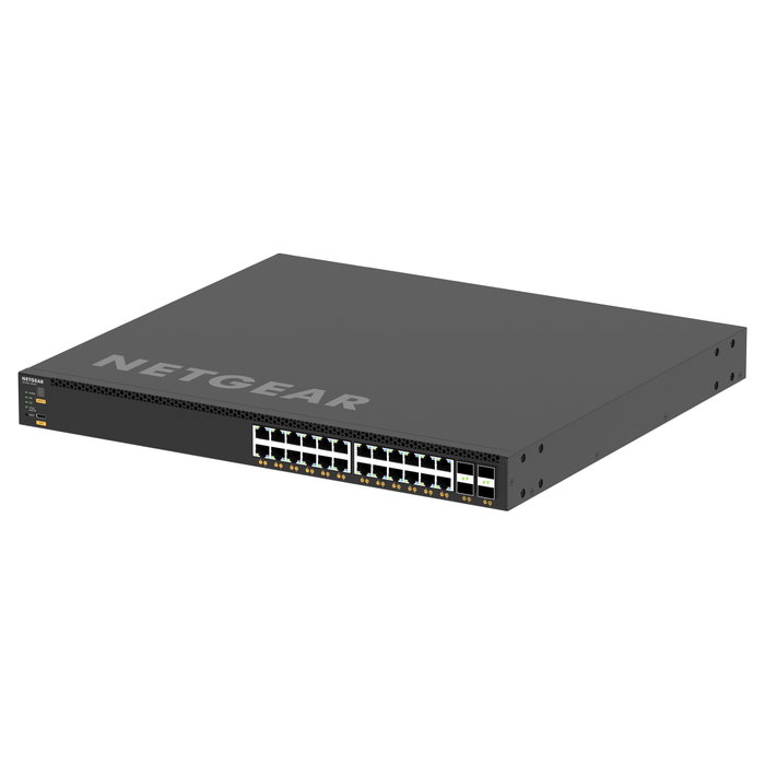 NETGEAR M4350-24X4V Switch gestionado L3 24 puertos 10G PoE+ 720W montaje rack 1U NETGEAR M4350-24X4V Switch gestionado L3 24 puertos 10G PoE+ 720W montaje rack 1U