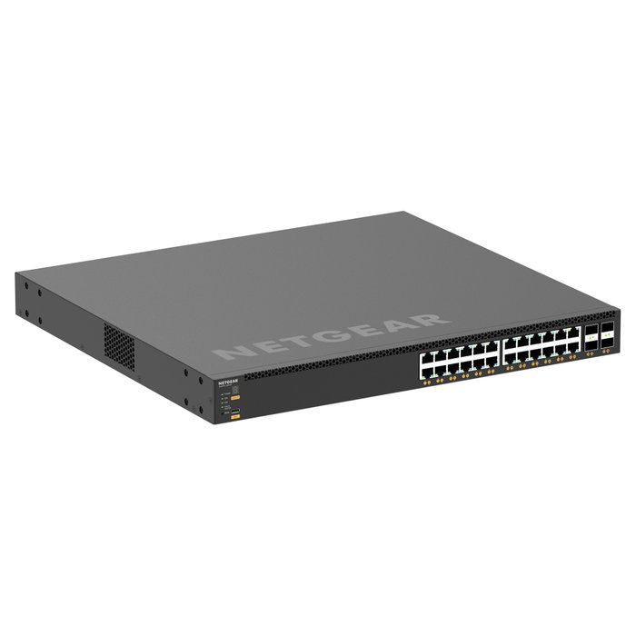 NETGEAR M4350-24X4V Switch gestionado L3 24 puertos 10G PoE+ 720W montaje rack 1U NETGEAR M4350-24X4V Switch gestionado L3 24 puertos 10G PoE+ 720W montaje rack 1U