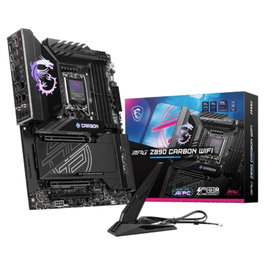 MSI MPG Z890 Carbon WiFi Placa Base ATX Intel LGA 1851 para Core Ultra Series 2, DDR5 9200 MHz, Wi-Fi 7, Bluetooth 5.4, 5x M.2, 2.5G/5G LAN