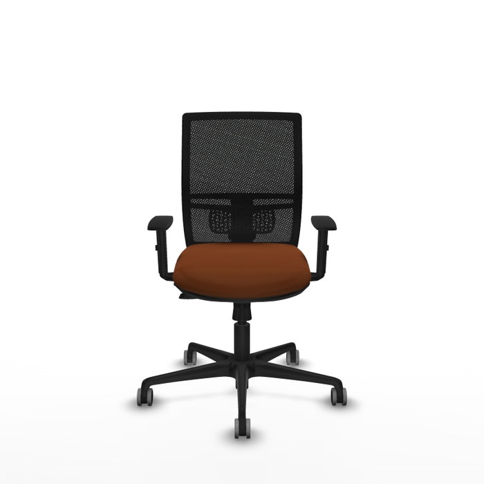 PIQUERAS Y CRESPO Silla de oficina Yunquera con mecanismo Sincro/Traslack Marrón y Negro PIQUERAS Y CRESPO Silla de oficina Yunquera con mecanismo Sincro/Traslack Marrón y Negro