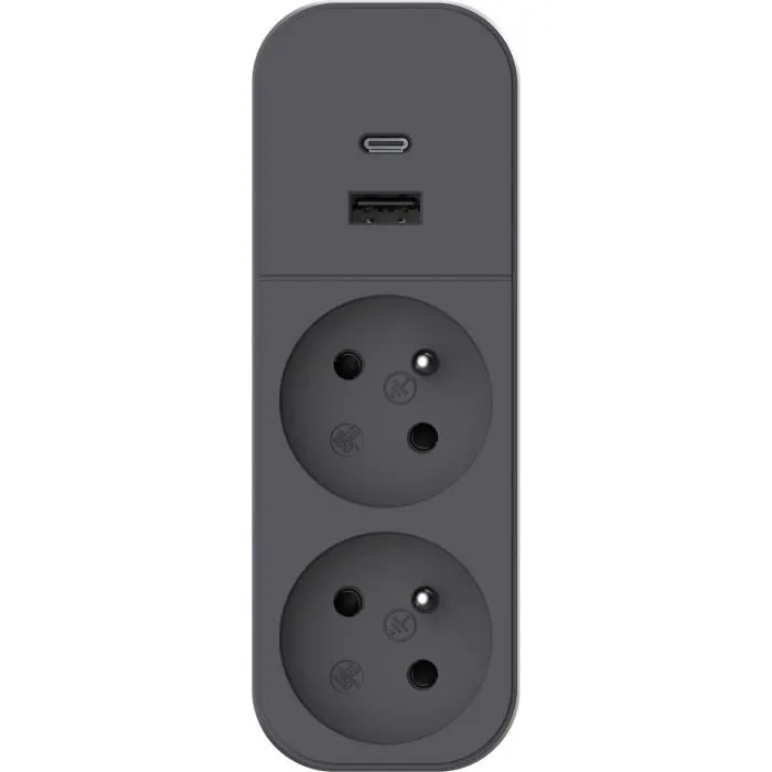 Quarx QUARX 2P 16A Conector con USB-A y USB-C, compatible con NF Quarx QUARX 2P 16A Conector con USB-A y USB-C, compatible con NF