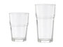 Vivalto Set 12 Vasos Apilables 270ml 370ml Cristal Transparente 23x25x15cm (Set de 4)