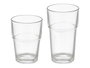 Vivalto Set 12 Vasos Apilables 270ml 370ml Cristal Transparente 23x25x15cm (Set de 4)
