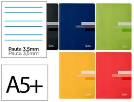 Liderpapel Scriptus A5 Plus 48 hojas 90gr pauta 4ª 3.5mm con margen