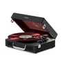 Mixx Audio Tocadiscos de Vinilo Revival 55 con Altavoces Estéreo Integrados, 3 Velocidades, Bluetooth, Salida RCA - Negro