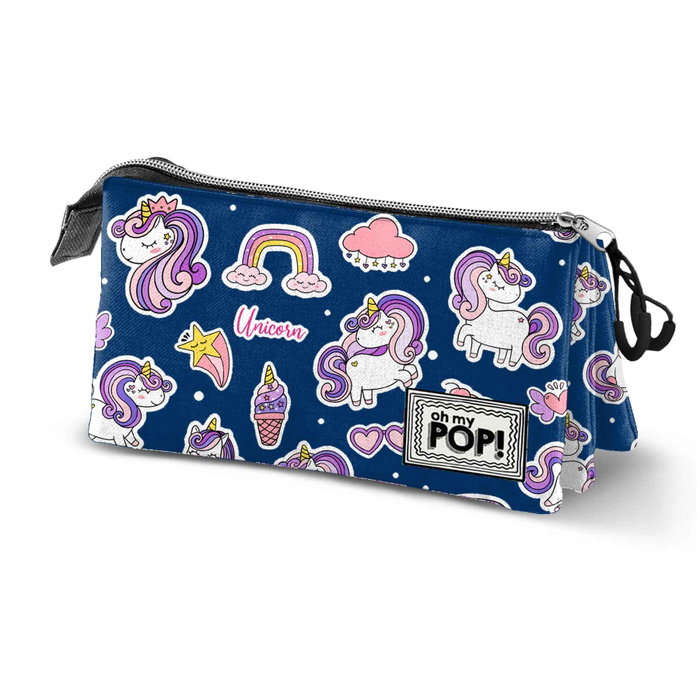 Oh My Pop! Estuche Portatodo Triple Magical Multicolour