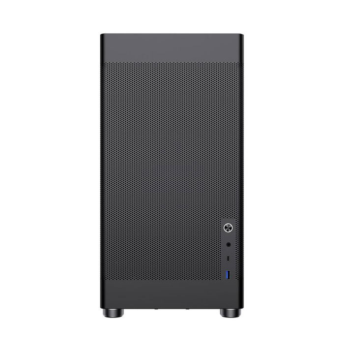 Coolbox Caja Ordenador Gaming CoolBox Mesh ATX MP1 Torre ATX con USB-C, Soporte 7 Ventiladores, Panel Mesh Negro, Hasta 355mm Gráfica