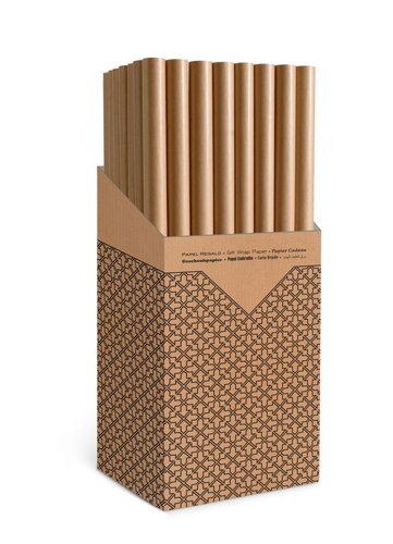 Papel De Regalo Rollo Tv 0,7X3 M (Caja De 60) Kraft Marron Anonimo Papel De Regalo Rollo Tv 0,7X3 M (Caja De 60) Kraft Marron Anonimo