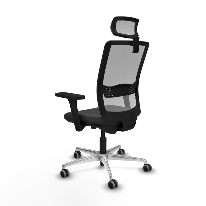 PIQUERAS Y CRESPO Silla de oficina Haches Gris con Mecanismo Sincro/Traslack PIQUERAS Y CRESPO Silla de oficina Haches Gris con Mecanismo Sincro/Traslack