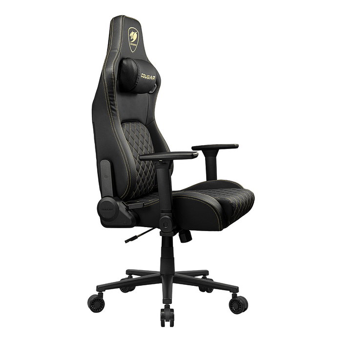 Cougar Defensor Gold Silla Gaming PC Reclinable Negro y Oro 120kg Máximo 120 kg Reposabrazos 4D