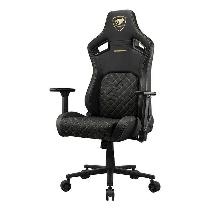 Cougar Defensor Gold Silla Gaming PC Reclinable Negro y Oro 120kg Máximo 120 kg Reposabrazos 4D