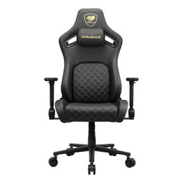 Cougar Defensor Gold Silla Gaming PC Reclinable Negro y Oro 120kg Máximo 120 kg Reposabrazos 4D