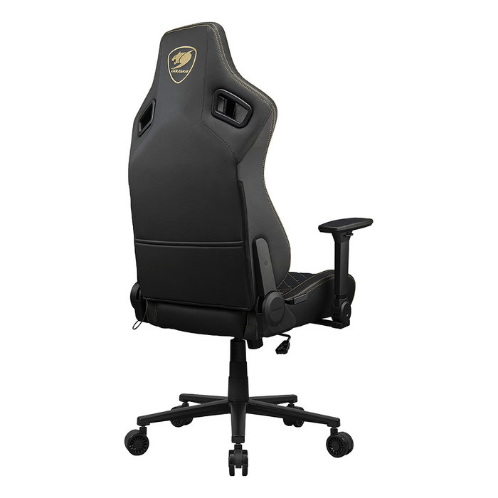 Cougar Defensor Gold Silla Gaming PC Reclinable Negro y Oro 120kg Máximo 120 kg Reposabrazos 4D