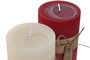 DKD Home Decor Vela Navidad Tradicional Rojo Blanco 10 x 14 x 10 cm (6 Unidades)