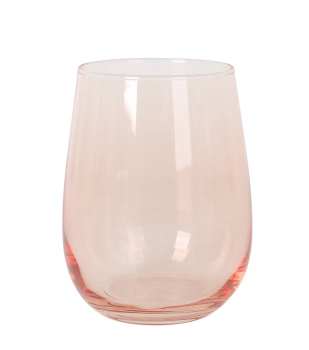 Gaia Set de 4 Vasos de Agua, 475 ml (8 cm ø x 11 cm), Vidrio Colores, 206g por vaso (6 Cajas)