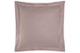 DKD Home Decor Cojín de Lino Malva con Flecos 45x45 cm
