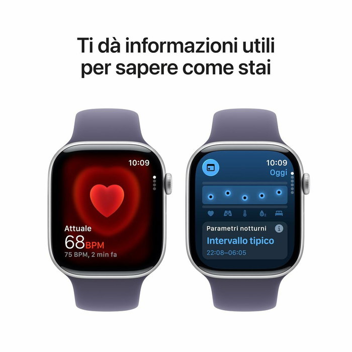 Apple Watch Series 11 GPS 46mm Plata con Correa Deportiva Niebla Lila (M/L) Apple Watch Series 11 GPS 46mm Plata con Correa Deportiva Niebla Lila (M/L)