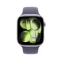 Apple Watch Series 11 GPS 46mm Plata con Correa Deportiva Niebla Lila (M/L)