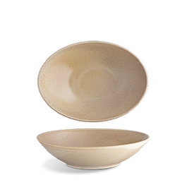 Langenthal Gobi Bol Oval de porcelana, 18x13.4 cm (ancho) x 4.7 cm (alto), capacidad 40 cl (Set de 6)