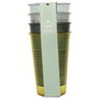 Home Deco Factory Juego De 4 Vasos De Plástico Poliestireno Colección Bain De Soleil Colores Diferentes