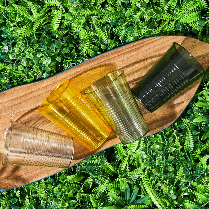 Home Deco Factory Juego De 4 Vasos De Plástico Poliestireno Colección Bain De Soleil Colores Diferentes Home Deco Factory Juego De 4 Vasos De Plástico Poliestireno Colección Bain De Soleil Colores Diferentes