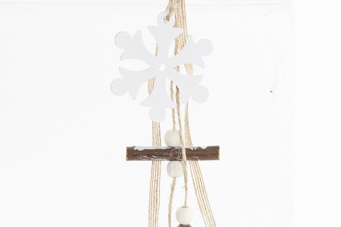 DKD Home Decor Decoración Colgante de Madera 20x16x65 cm Surtida