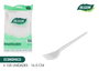 Algon Set 100 Tenedores Ecológicos 16.5 cm Cubiertos Reutilizables Plástico (20 Unidades)