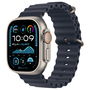 Apple Watch Ultra 2 GPS + Cellular 49mm Titanio Natural con Correa Océano Azul - Smartwatch con OLED, 64GB, Resistencia IP6X, 100m, MIL-STD-810H