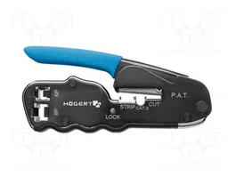 HÖGERT TECHNIK Herramienta de crimpado para conectores RJ
