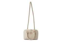 Lucky Bees Brigitte v2 Bolso de Mano Color Crema Cuero de Polivinilo Elegante Versátil para Mujer