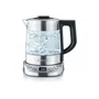 SEVERIN Hervidor de agua y té 1 L WK3473 2200 W 5 programas preparación temperatura y tiempo ajustables vidrio acero inoxidable