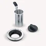 Severin WK 3473 Hervidor de agua y té de 1 litro, Vidrio y Acero inoxidable, Plata