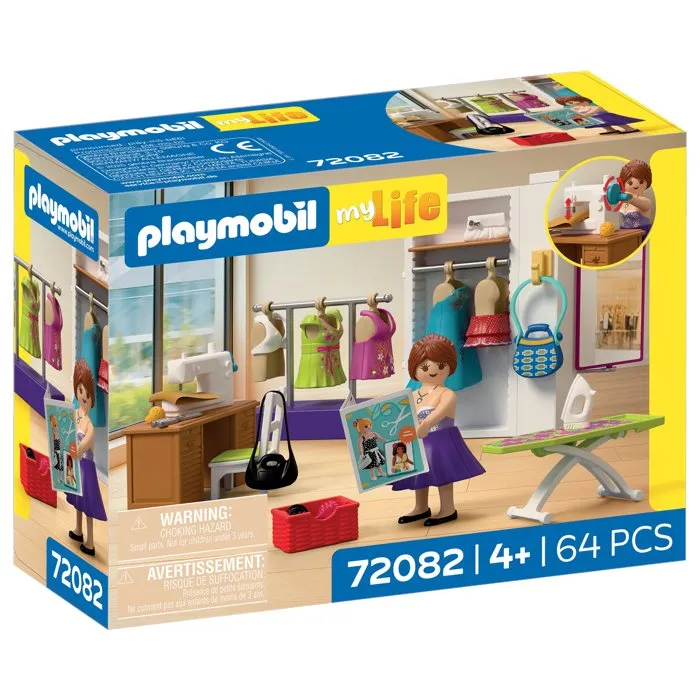 PLAYMOBIL Estudio de diseño de moda My Life Shopping 72082 PLAYMOBIL Estudio de diseño de moda My Life Shopping 72082