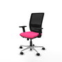 PIQUERAS Y CRESPO Silla de oficina Haches Rosa y Negro