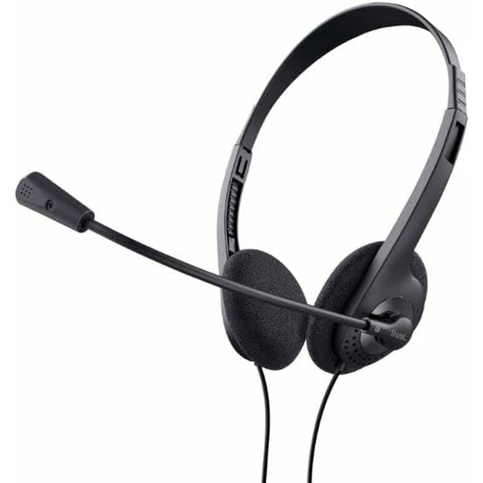Trust 24659 Auriculares Chat Headset con Micrófono Jack 3,5 Negros Trust 24659 Auriculares Chat Headset con Micrófono Jack 3,5 Negros