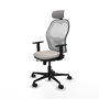 PIQUERAS Y CRESPO Silla de oficina Jorquera Blanco con Mecanismo Sincro/Traslack